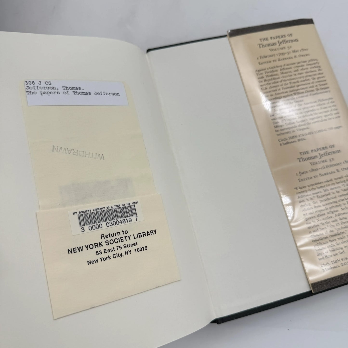 The Papers of Thomas Jefferson — Vols. 11, 12, 13, 14, 15, 18, 23, and 34