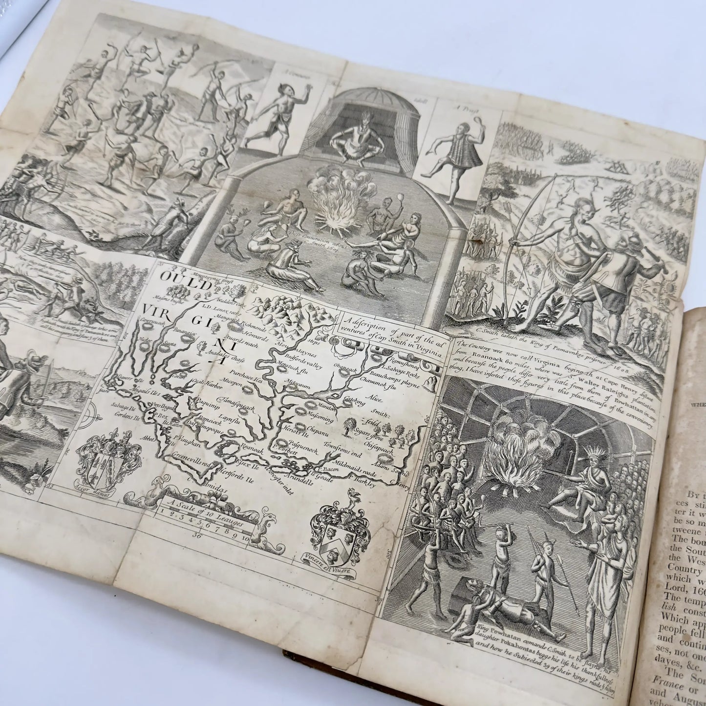 "The True Travels, Adventures and Observations of Captaine John Smith" — 1819 reprint of 1629 book