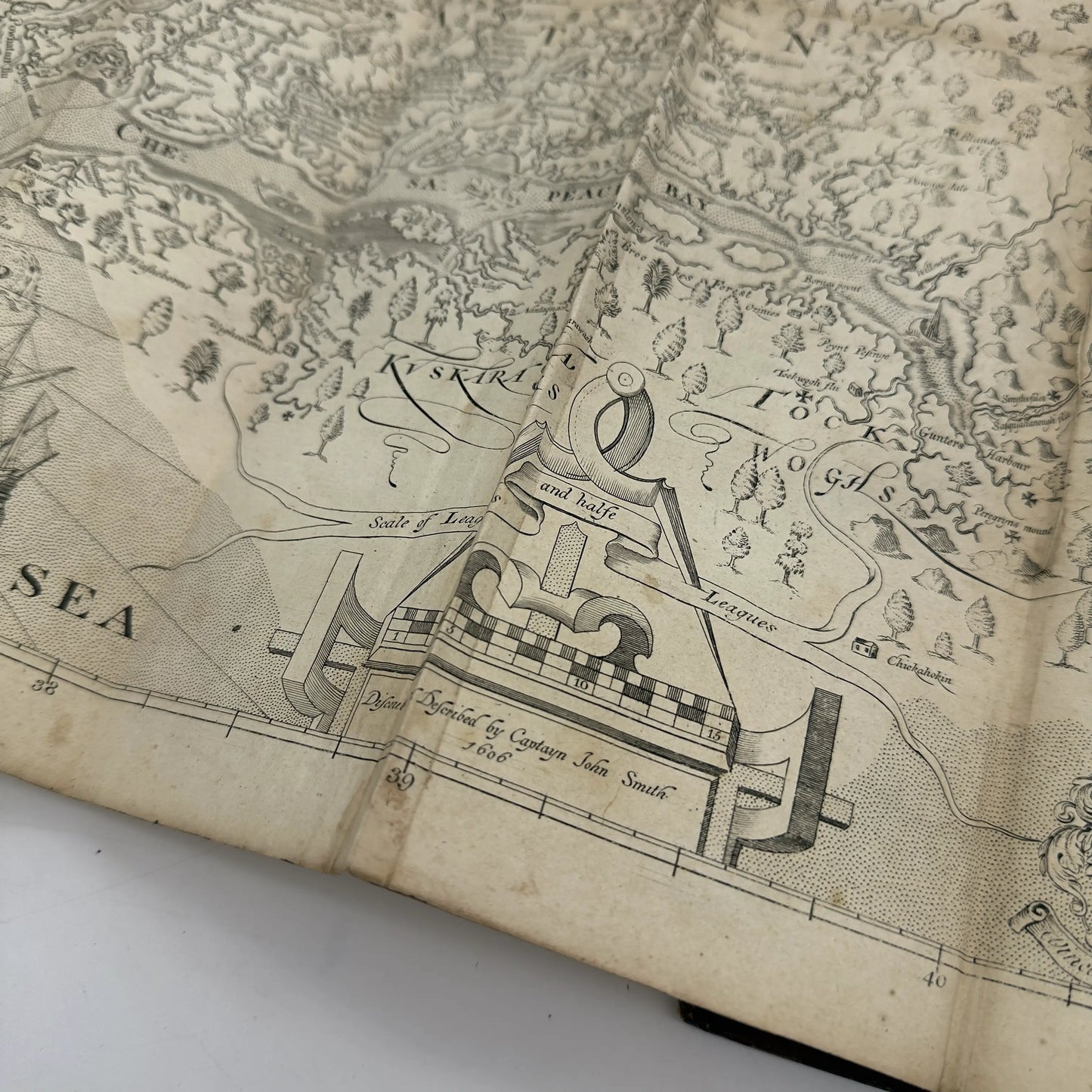 "The True Travels, Adventures and Observations of Captaine John Smith" — 1819 reprint of 1629 book