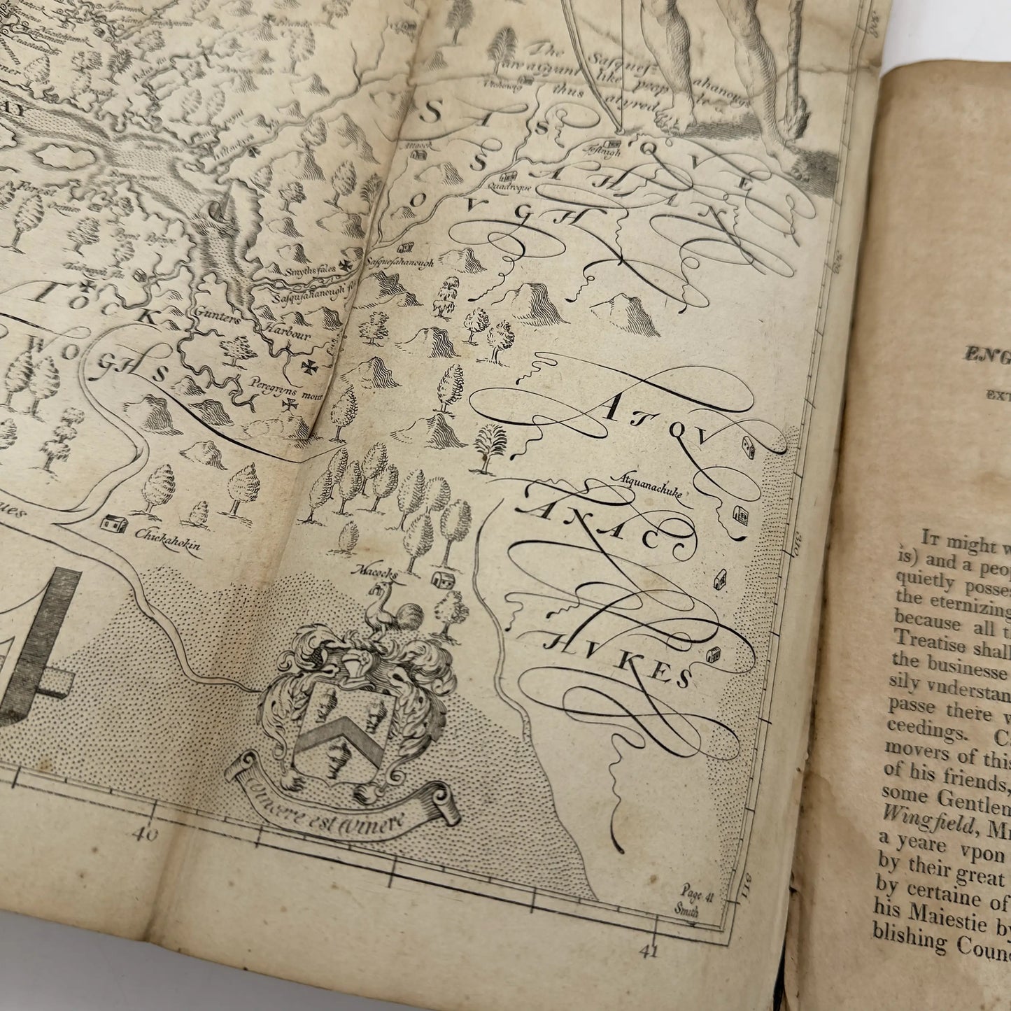 "The True Travels, Adventures and Observations of Captaine John Smith" — 1819 reprint of 1629 book