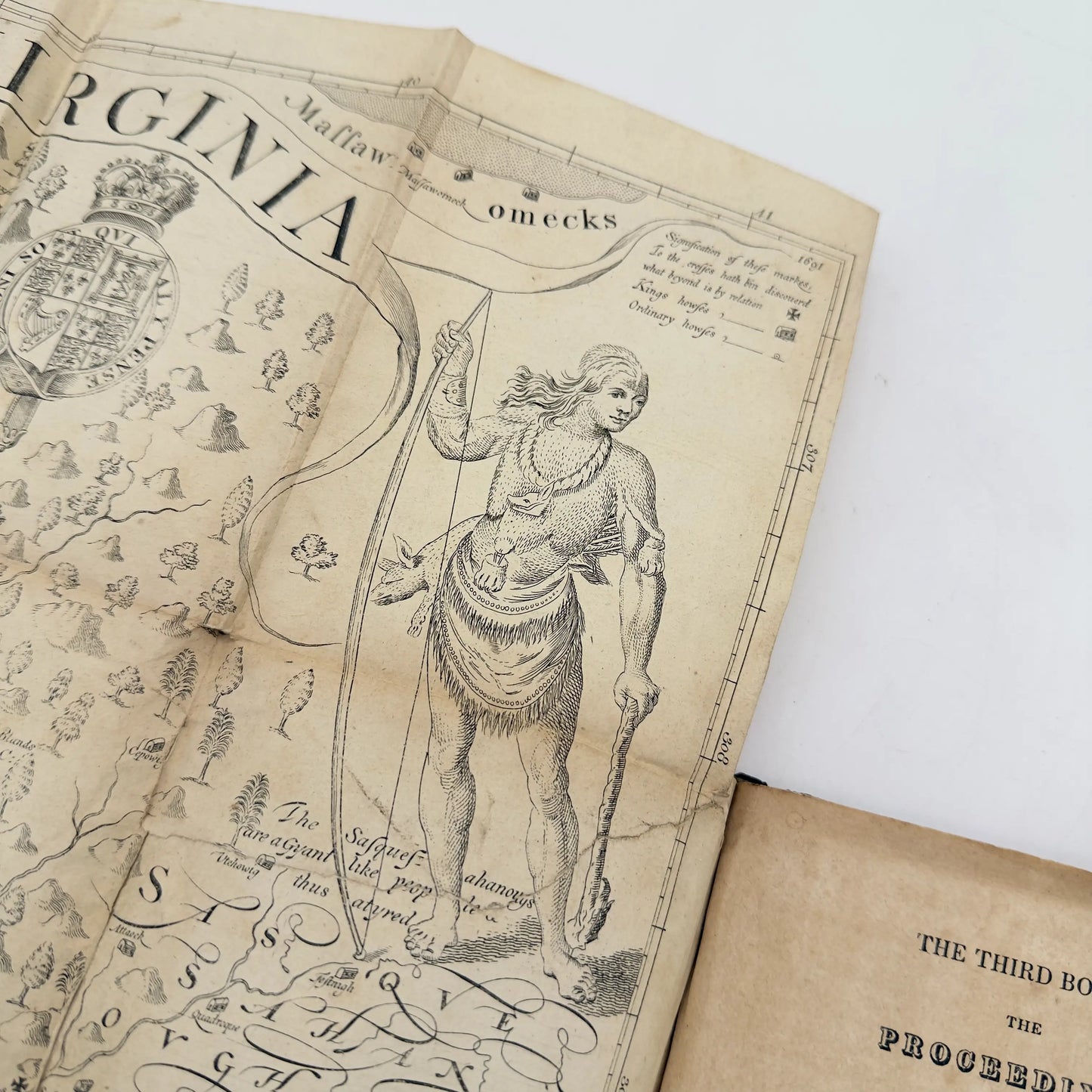 "The True Travels, Adventures and Observations of Captaine John Smith" — 1819 reprint of 1629 book