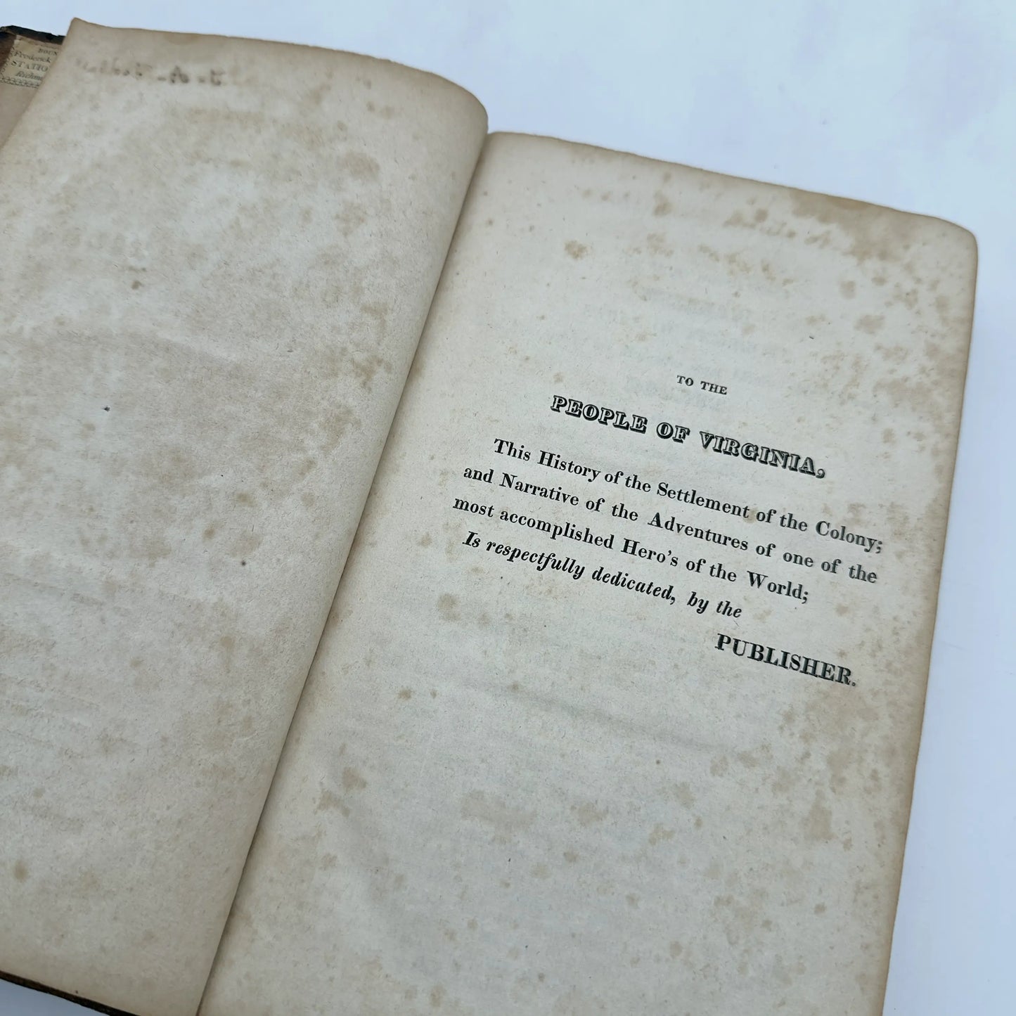 "The True Travels, Adventures and Observations of Captaine John Smith" — 1819 reprint of 1629 book