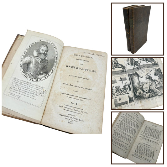 "The True Travels, Adventures and Observations of Captaine John Smith" — 1819 reprint of 1629 book