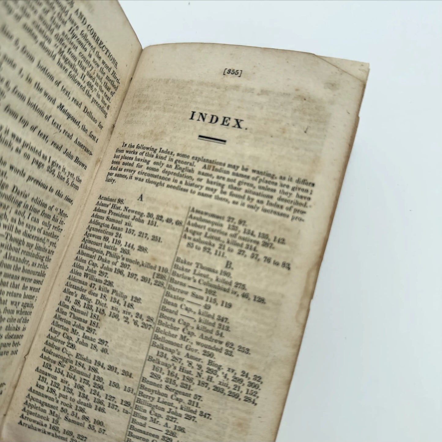 "History of King Philip’s War" by Thomas Church — 1834