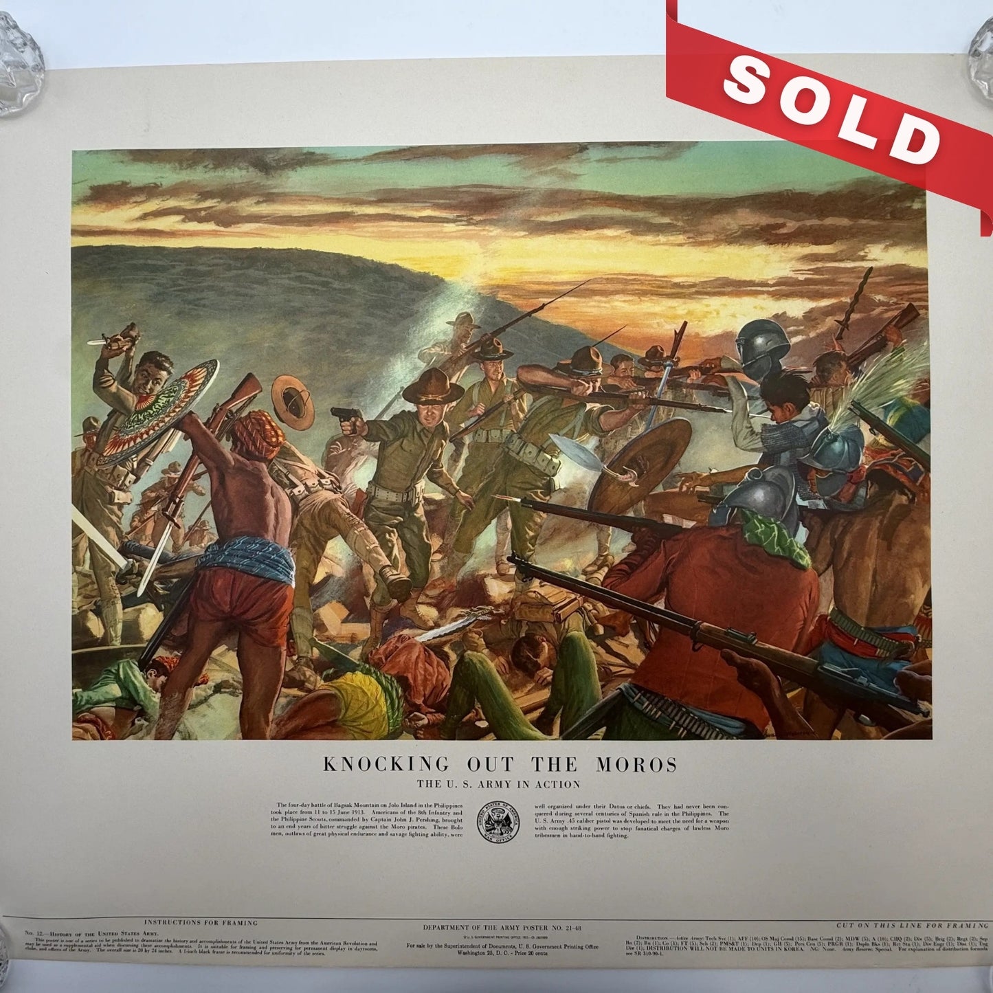 "U.S. Army in Action" Prints