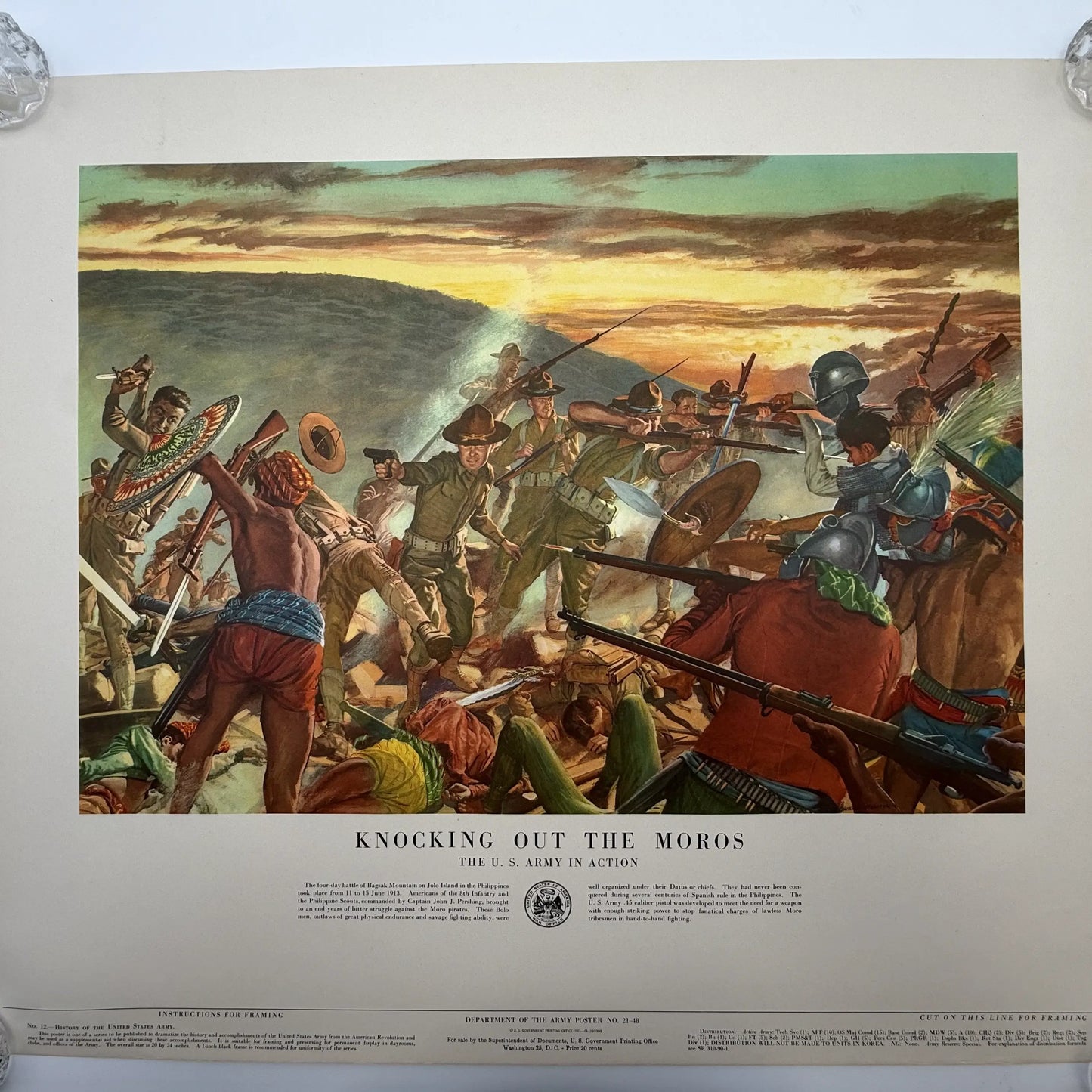 "U.S. Army in Action" Prints