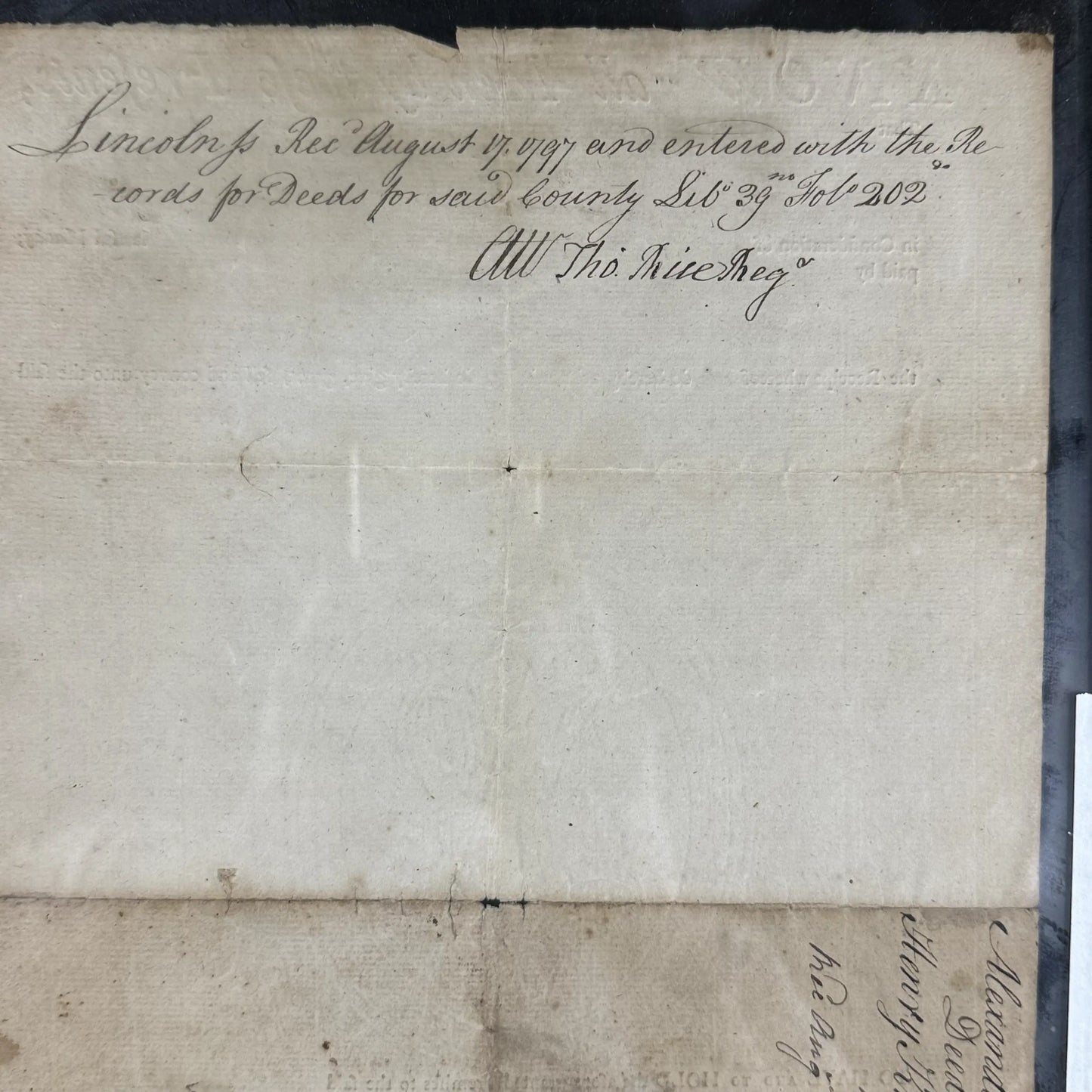 Deed signed by Henry Knox and Lucy Knox — 1797