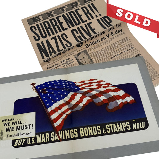 Los Angeles Daily News — EXTRA — "Surrender!! Nazis Give Up" — May 7, 1945