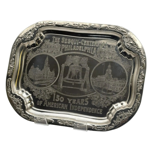 Large Sesqui-Centennial Tray — "150 Years of American Independence."
