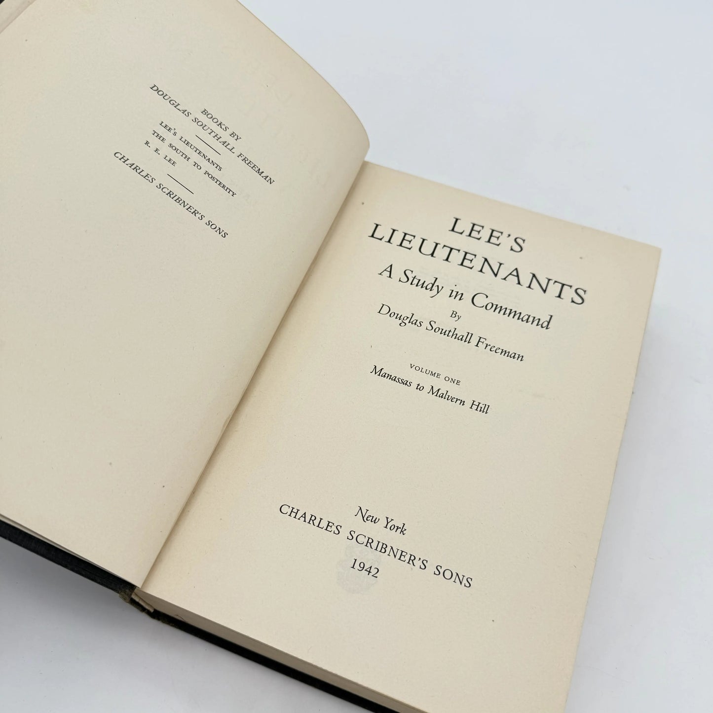 "Lee's Lieutenants: A Study in Command" — Douglass Southall Freeman — 2 volumes