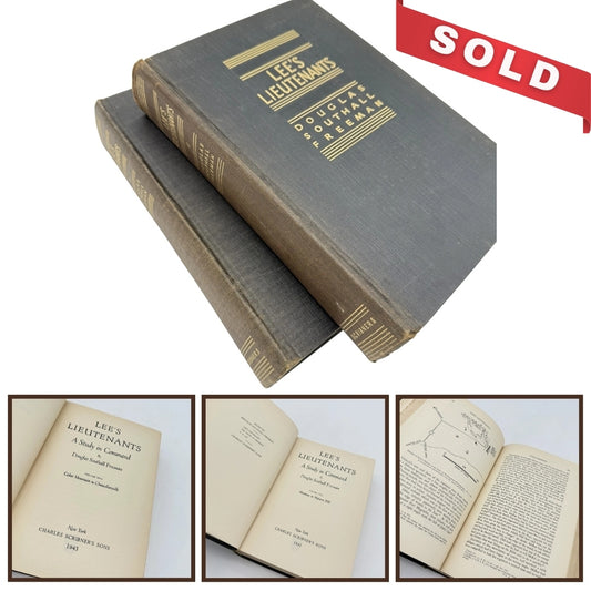 "Lee's Lieutenants: A Study in Command" — Douglass Southall Freeman — 2 volumes