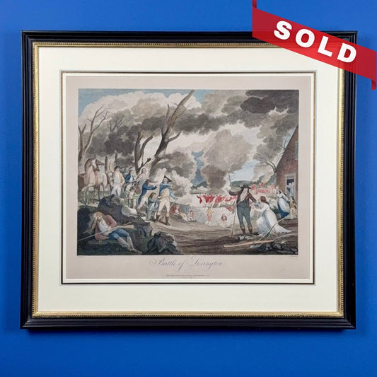 "Battle of Lexington," Engraved by Cornelius Tiebout after a drawing by Elkanah Tisdale