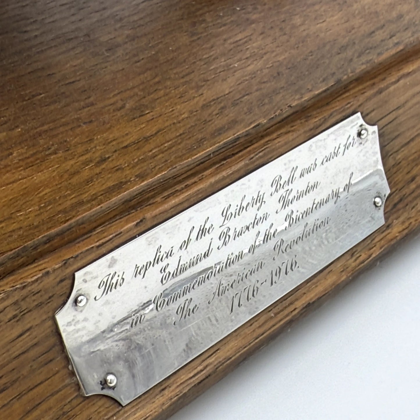 Whitechapel Bicentennial 1/5th scale Liberty Bell - Black oxidized —  Serial number 0473
