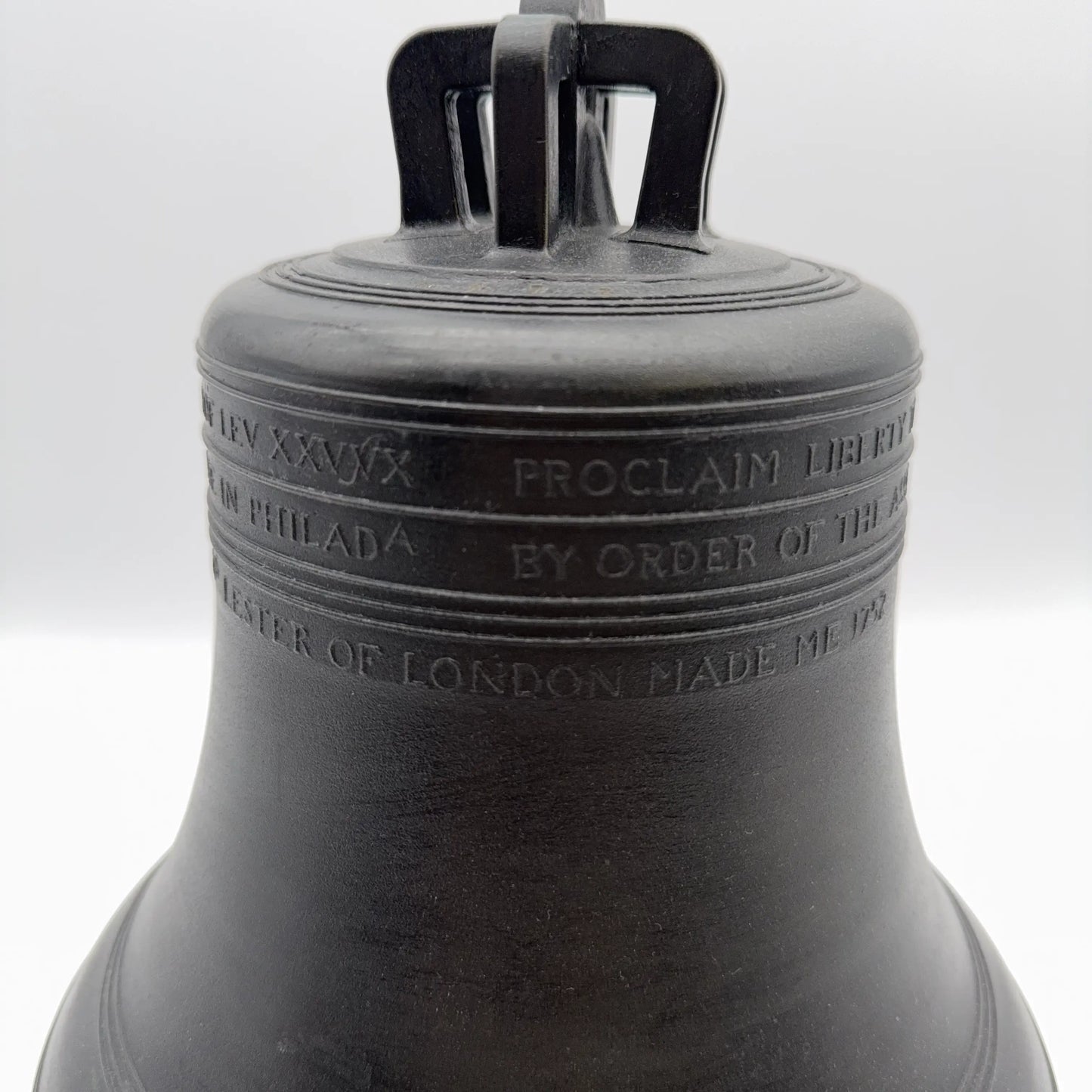 Whitechapel Bicentennial 1/5th scale Liberty Bell - Black oxidized —  Serial number 0473