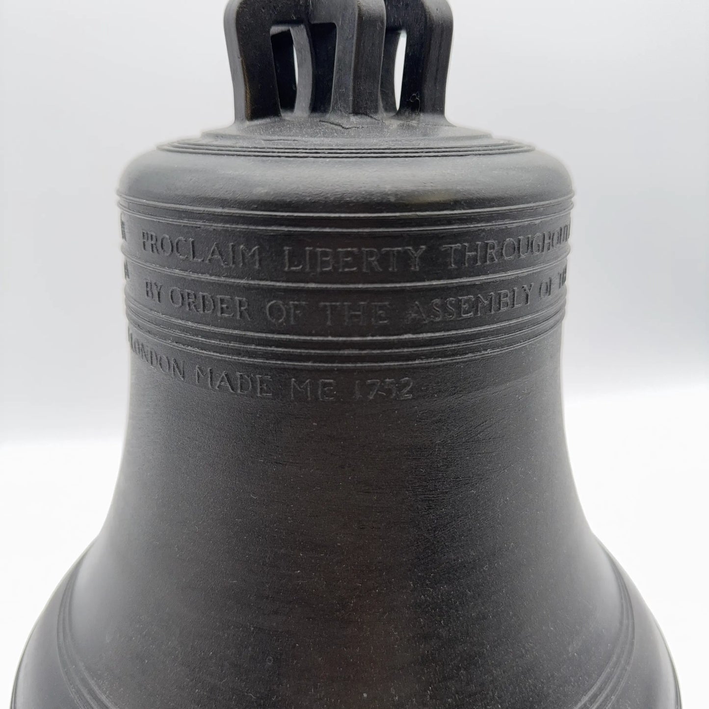 Whitechapel Bicentennial 1/5th scale Liberty Bell - Black oxidized —  Serial number 0473
