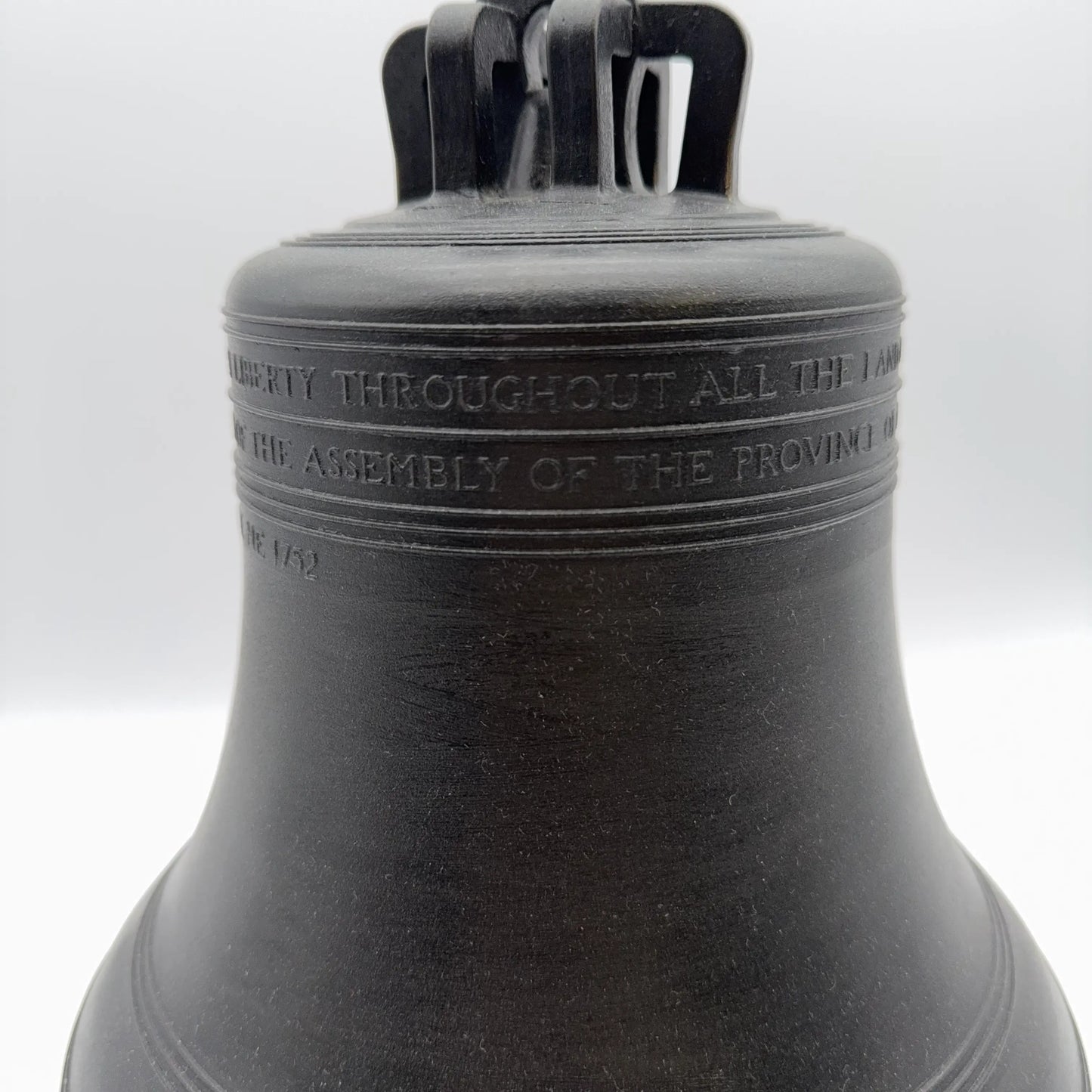 Whitechapel Bicentennial 1/5th scale Liberty Bell - Black oxidized —  Serial number 0473