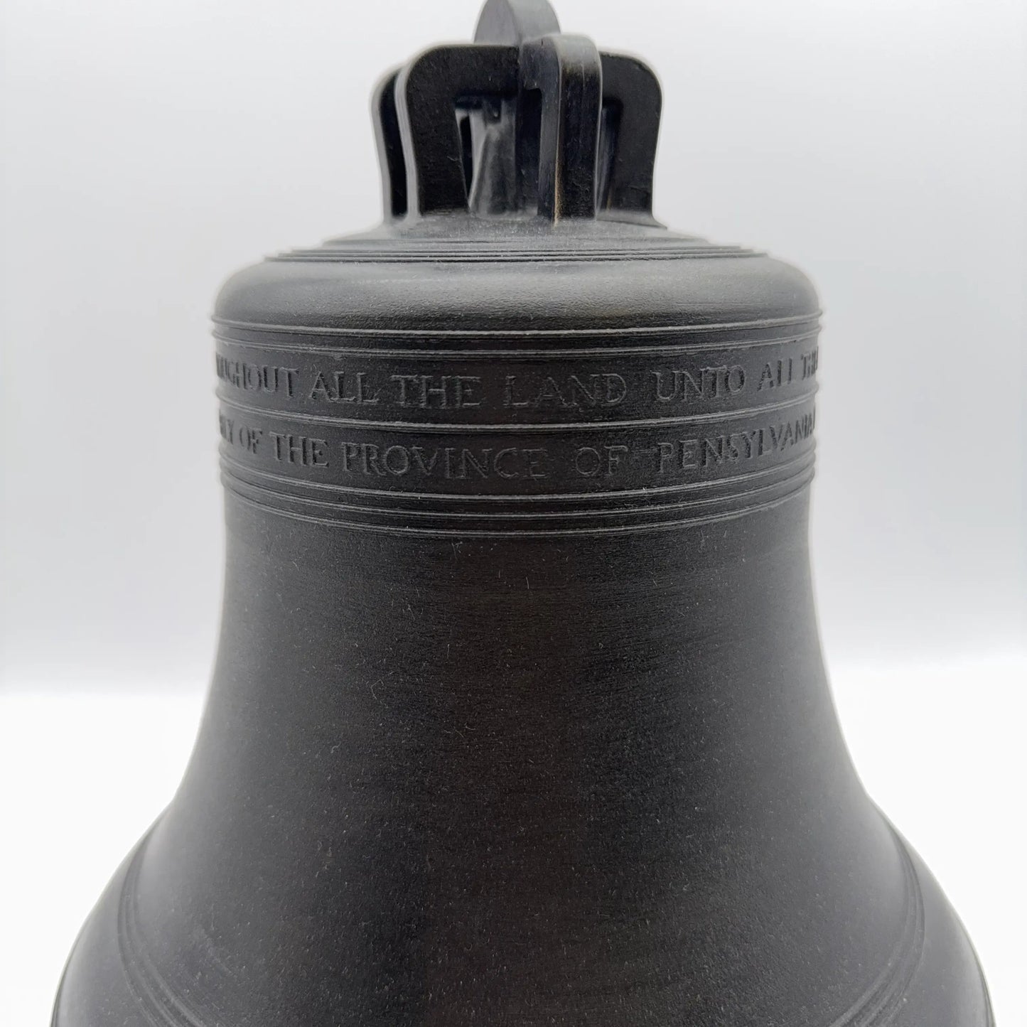 Whitechapel Bicentennial 1/5th scale Liberty Bell - Black oxidized —  Serial number 0473