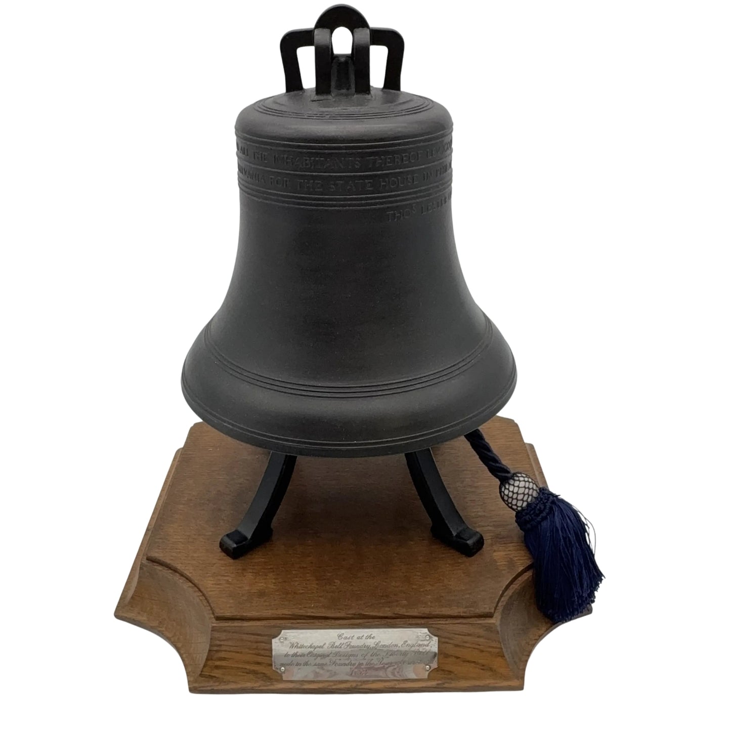 Whitechapel Bicentennial 1/5th scale Liberty Bell - Black oxidized —  Serial number 0473