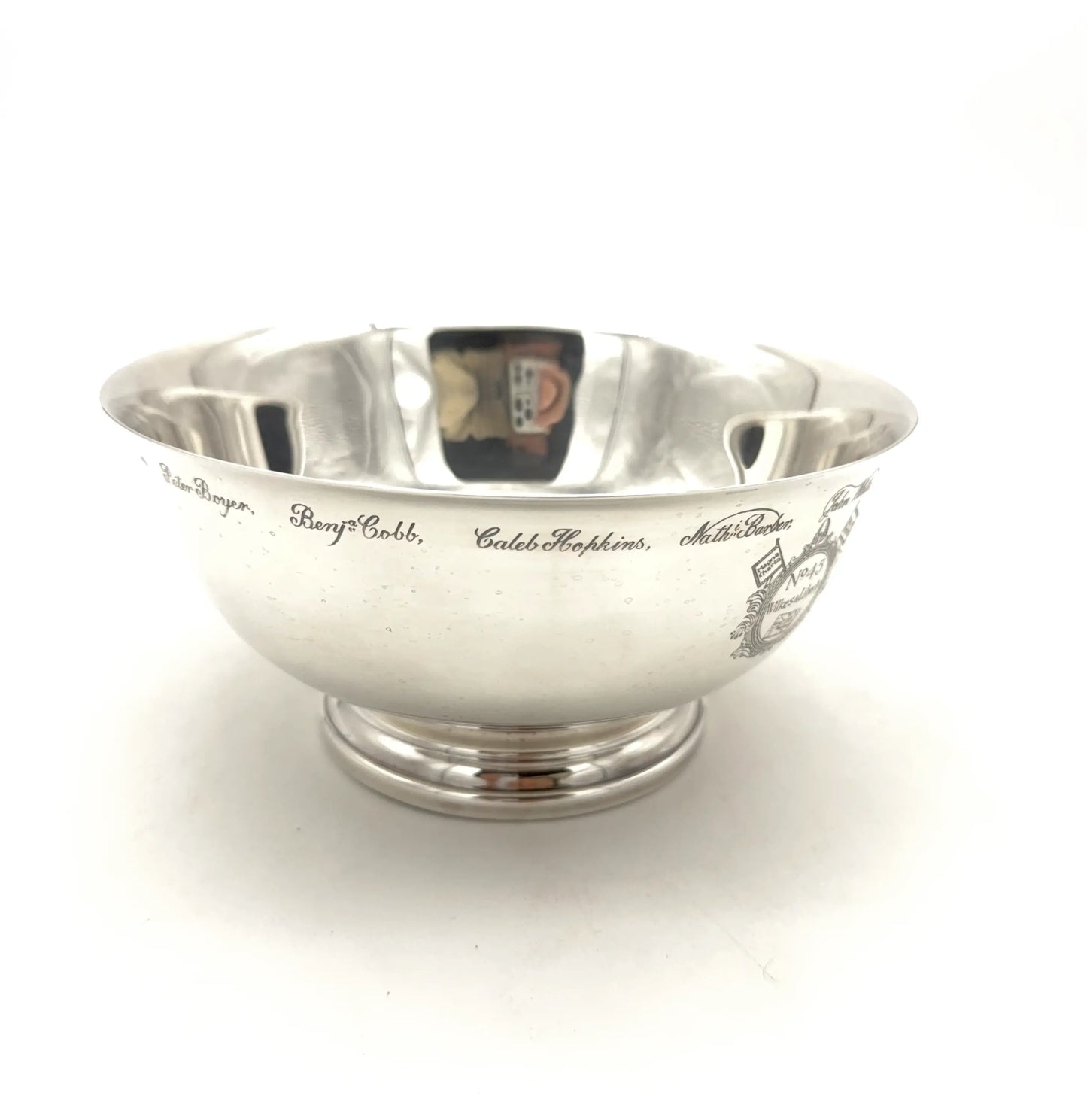 The Sons of Liberty Bowl — A silver-plated replica of the one made by Paul Revere