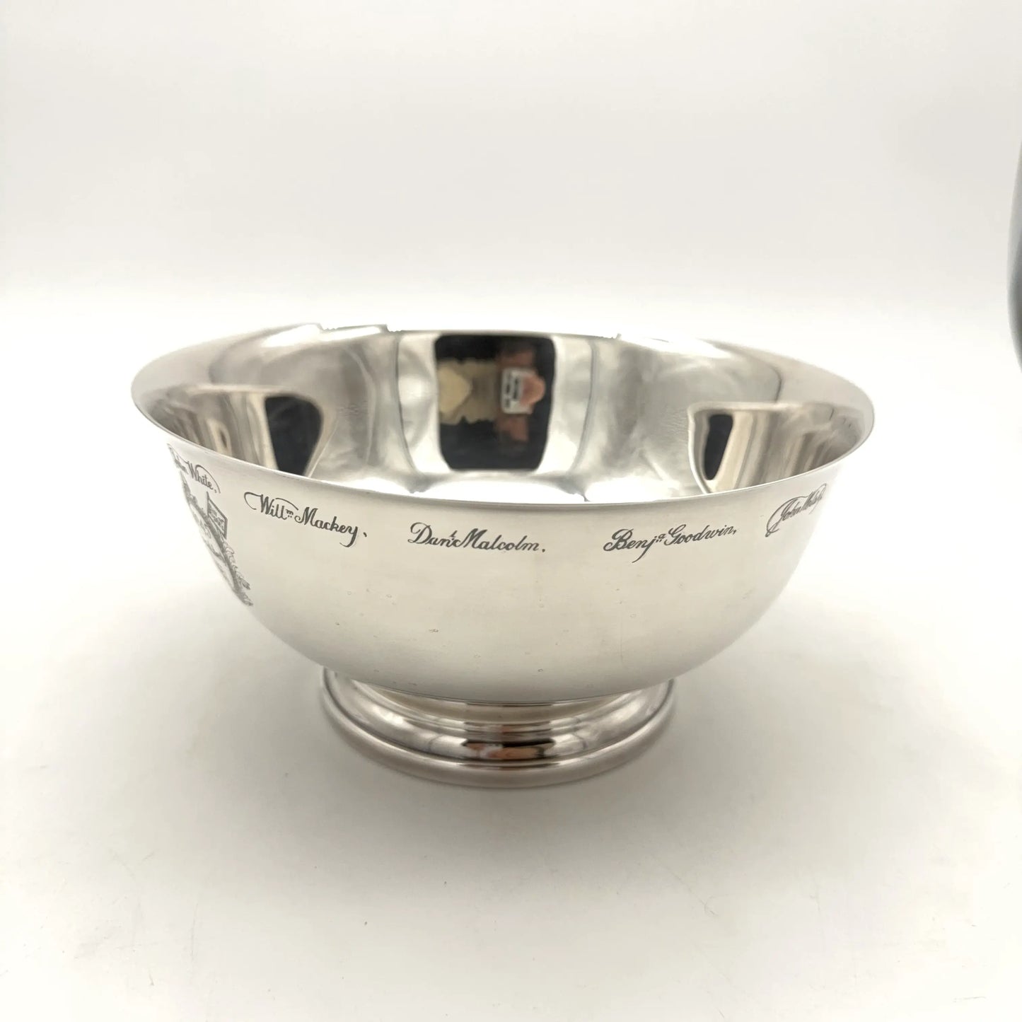The Sons of Liberty Bowl — A silver-plated replica of the one made by Paul Revere