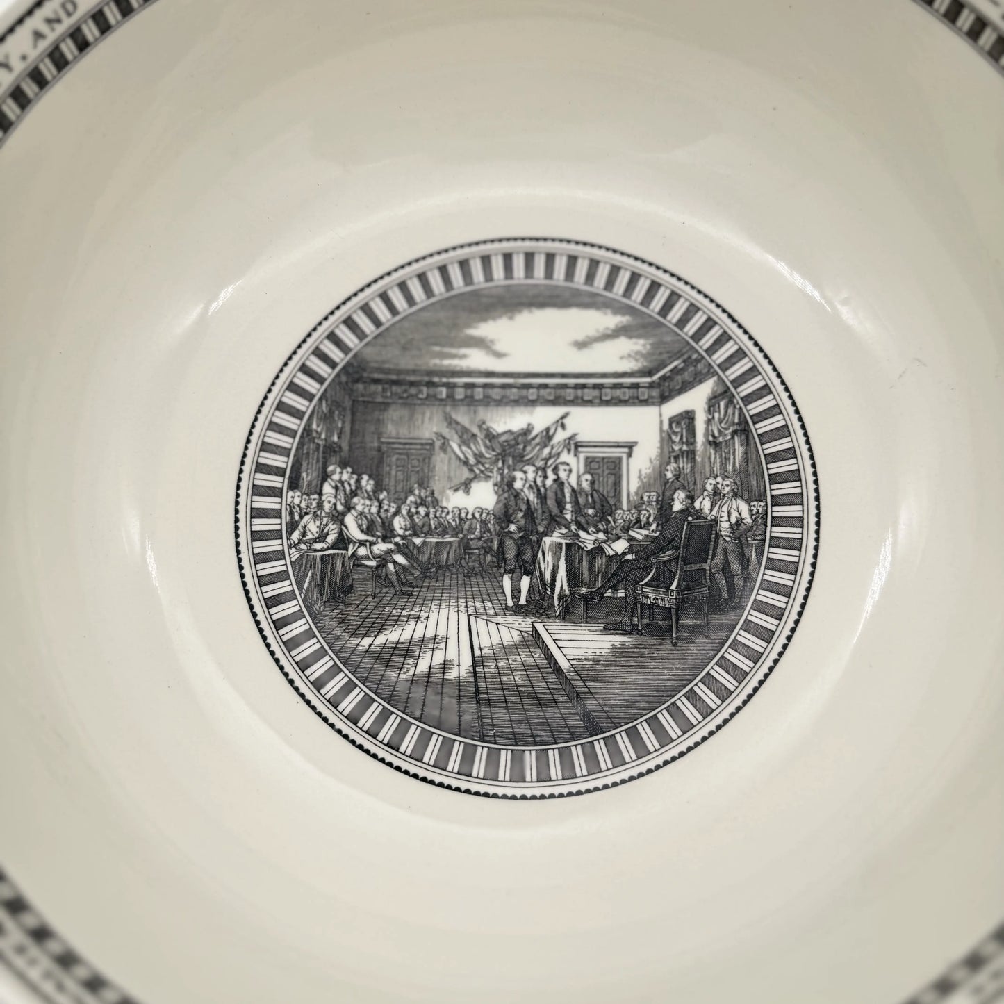 Wedgwood "The Liberty Bowl" — Signing of the Declaration of Independence