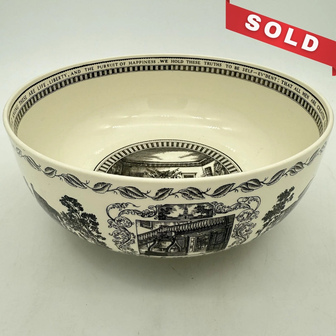 Wedgwood "The Liberty Bowl" — Signing of the Declaration of Independence