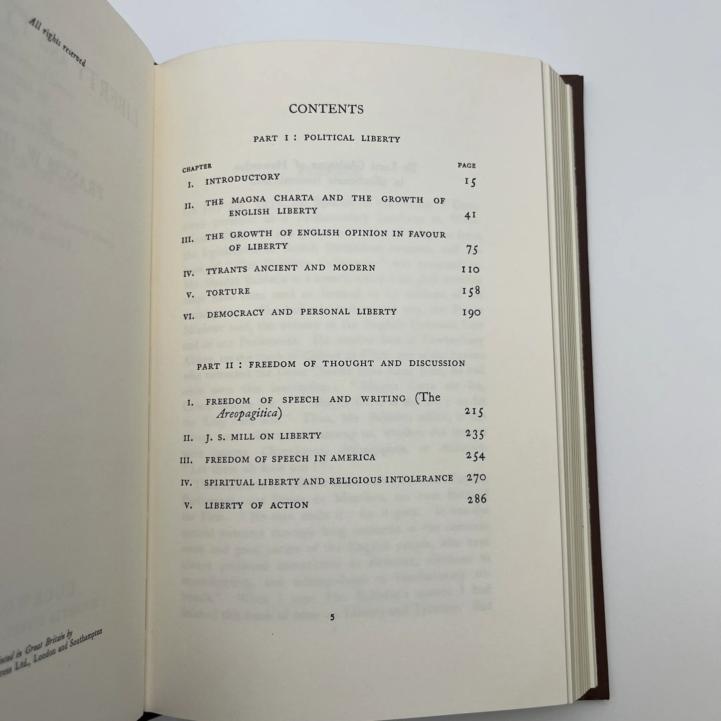 "Liberty and Tyranny" by Francis W. Hirst