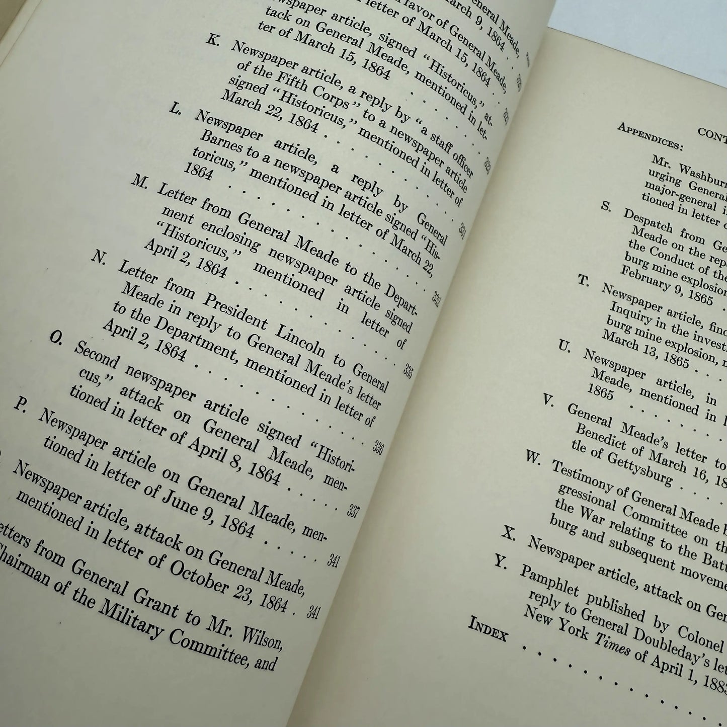 "The Life and Letters of General Gordon Meade" — Two volume set — 1913