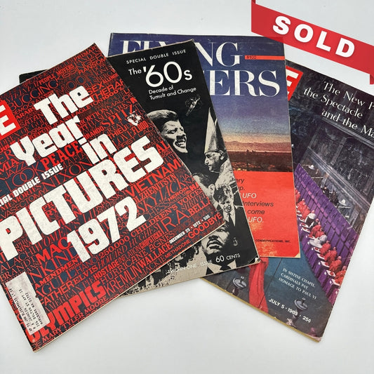 The '60s, the end of Life, a new Pope, and flying saucers
