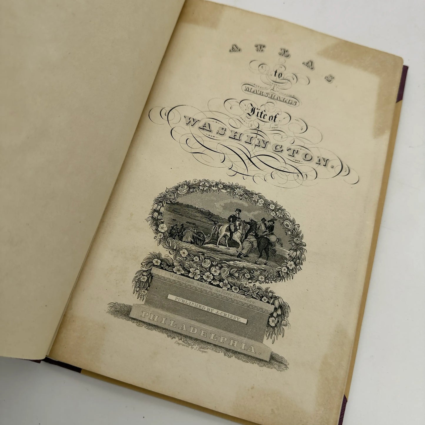 1832 "Atlas to Marshall's Life of Washington"