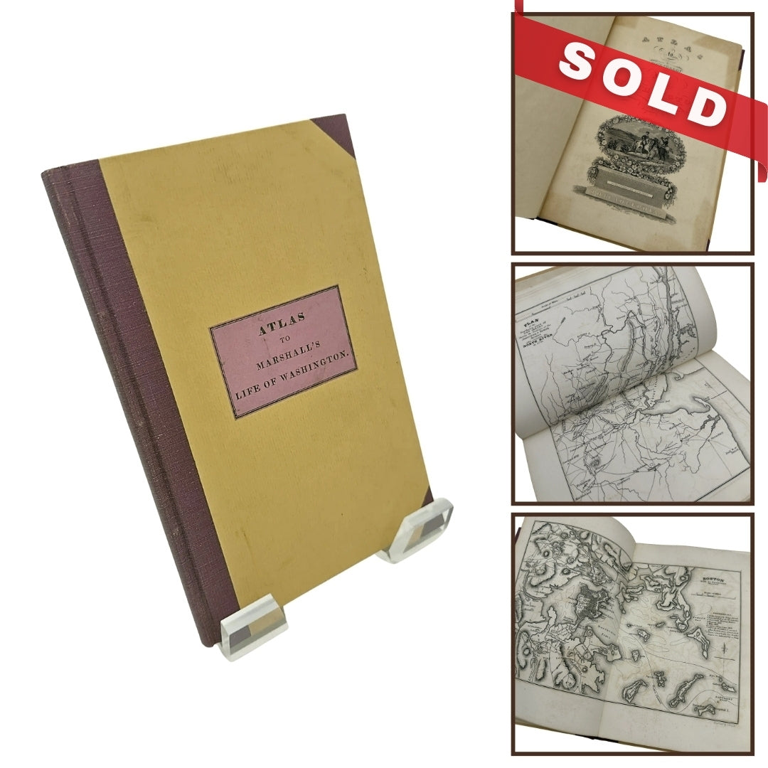 1832 "Atlas to Marshall's Life of Washington"