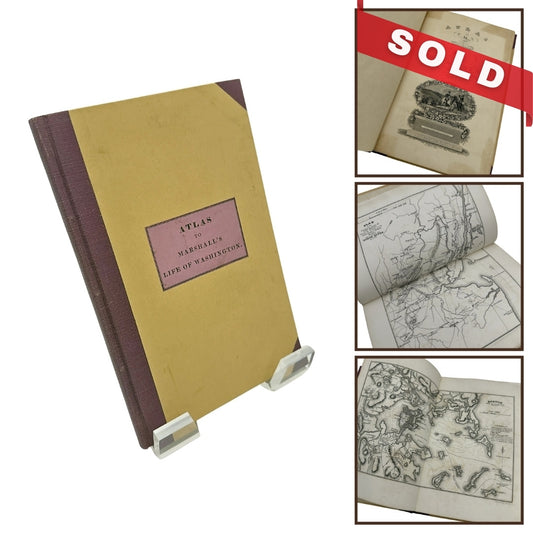 1832 "Atlas to Marshall's Life of Washington"