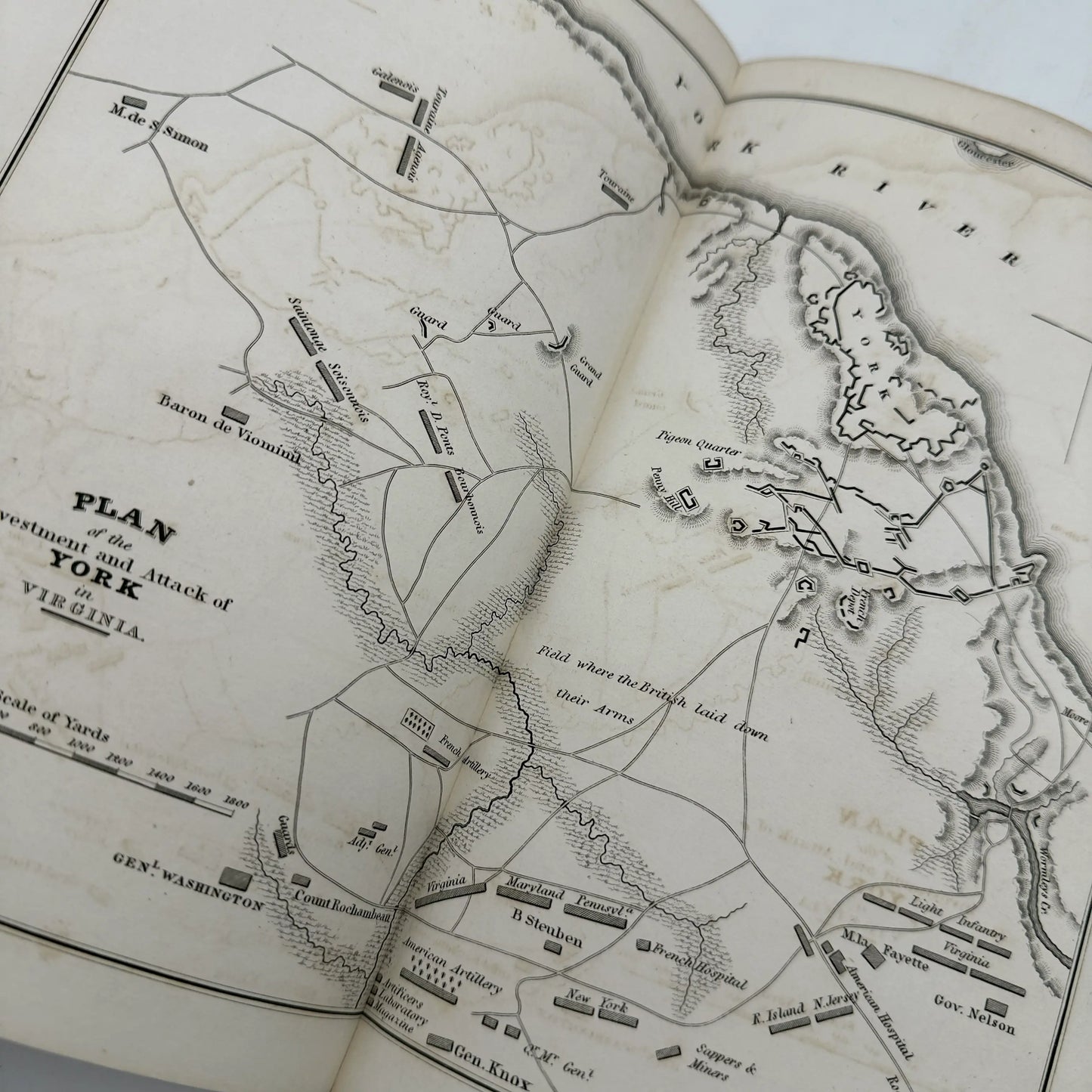 1832 "Atlas to Marshall's Life of Washington"
