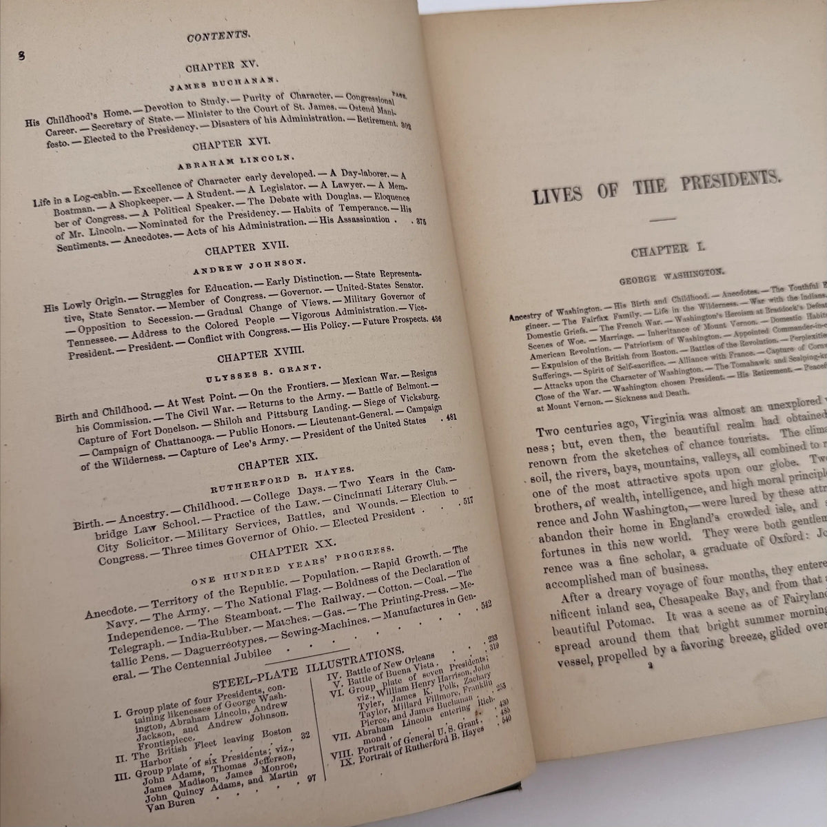 "Lives of the Presidents of the United States of America, from Washington to the Present Time" by John S.C. Abbott — 1879