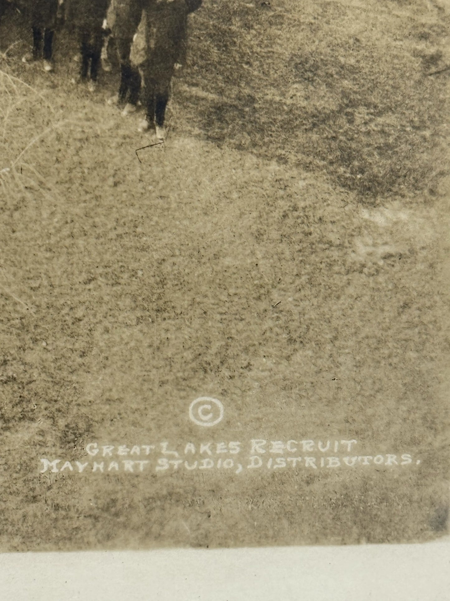 "Living Flag" original photograph with 10,000 sailors — 1917