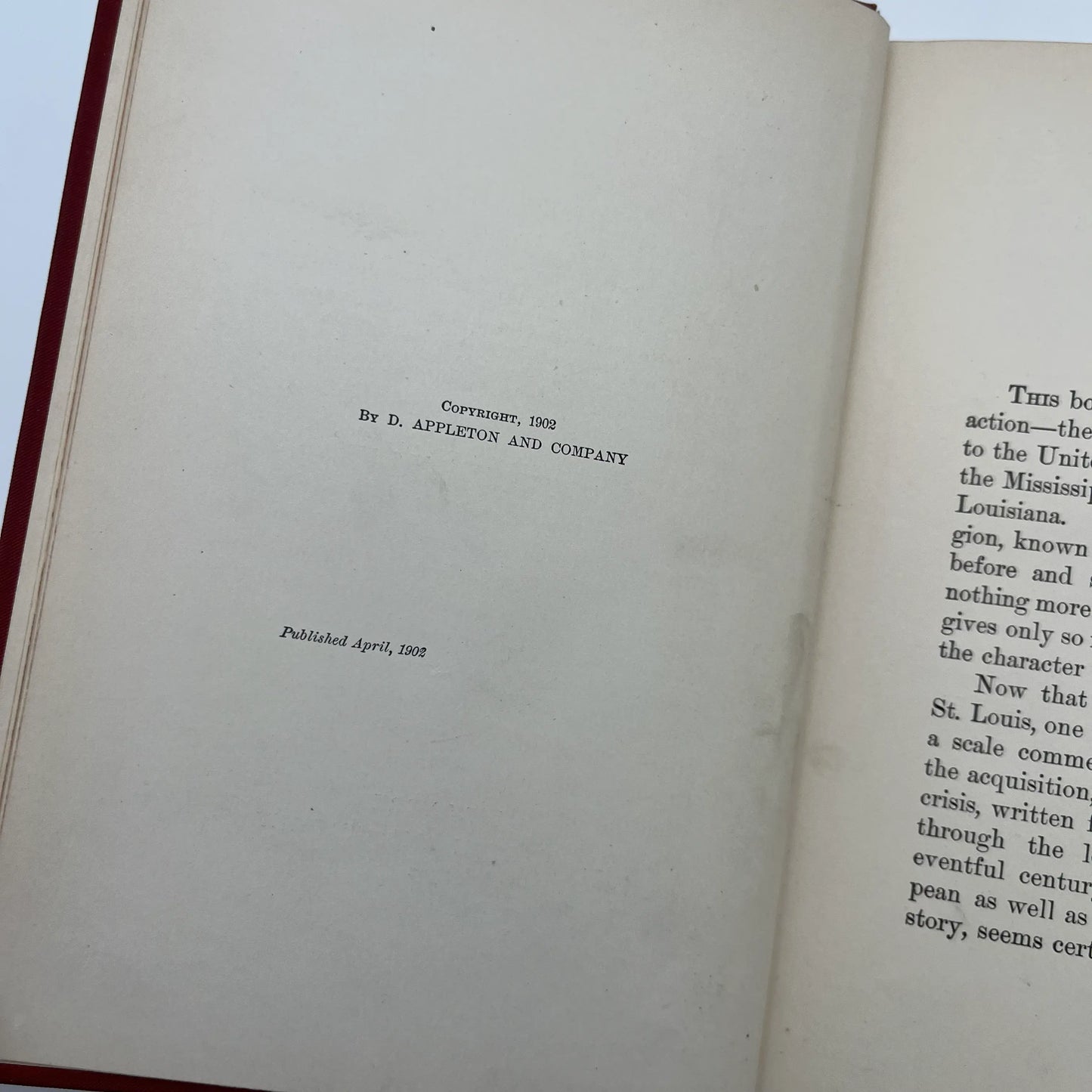 "The History of the Louisiana Purchase" by James K. Hosmer — 1902