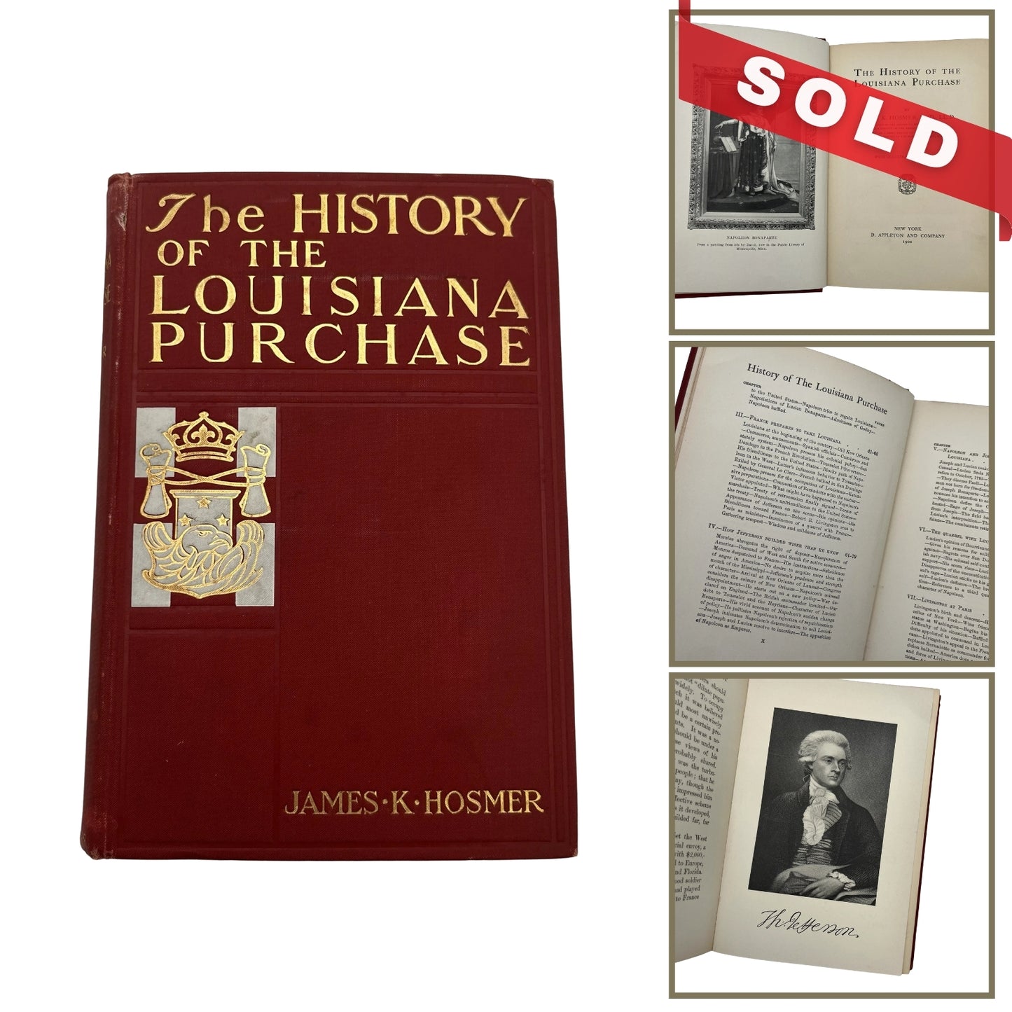 "The History of the Louisiana Purchase" by James K. Hosmer — 1902