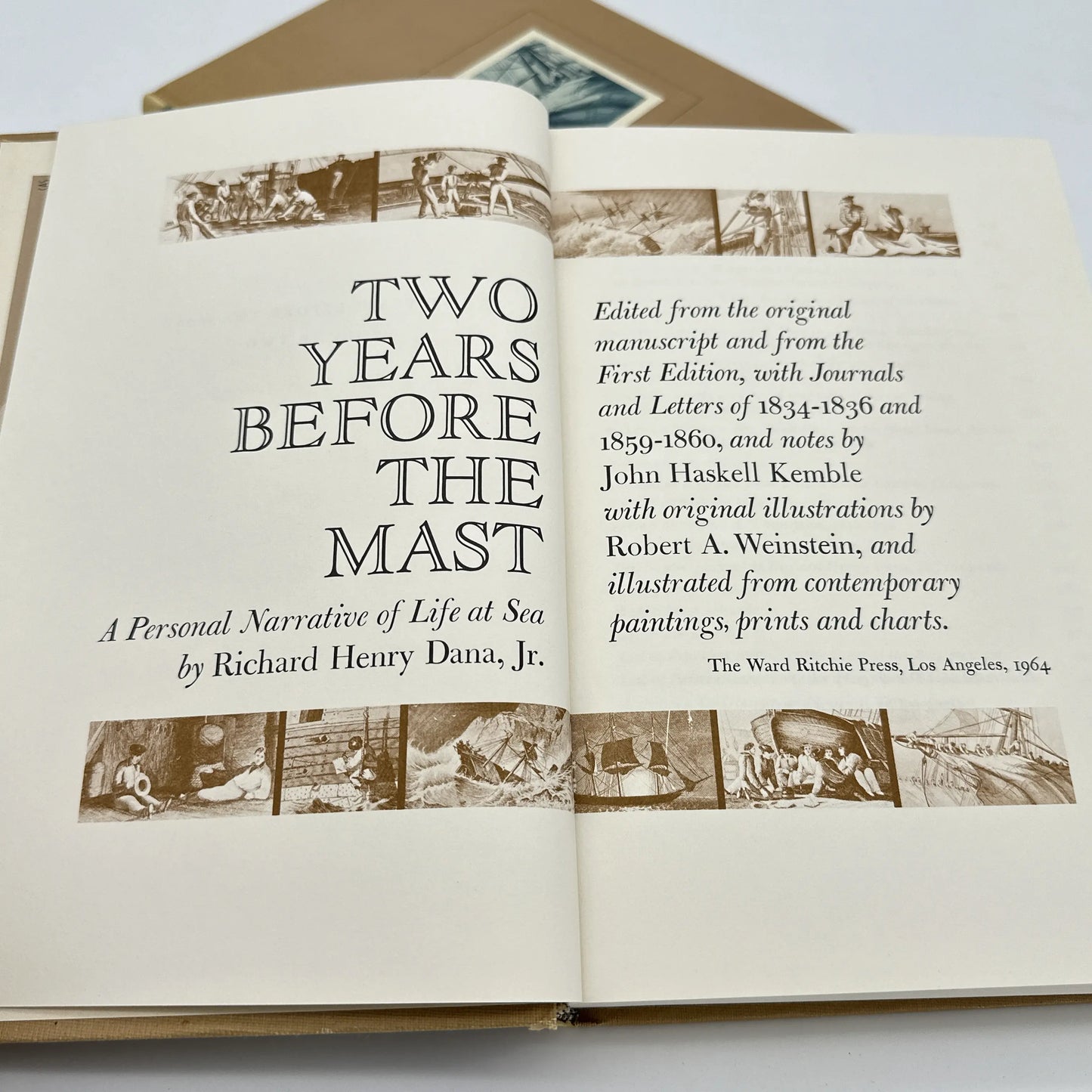 "Two Years Before the Mast" — Two volumes in a slipcase