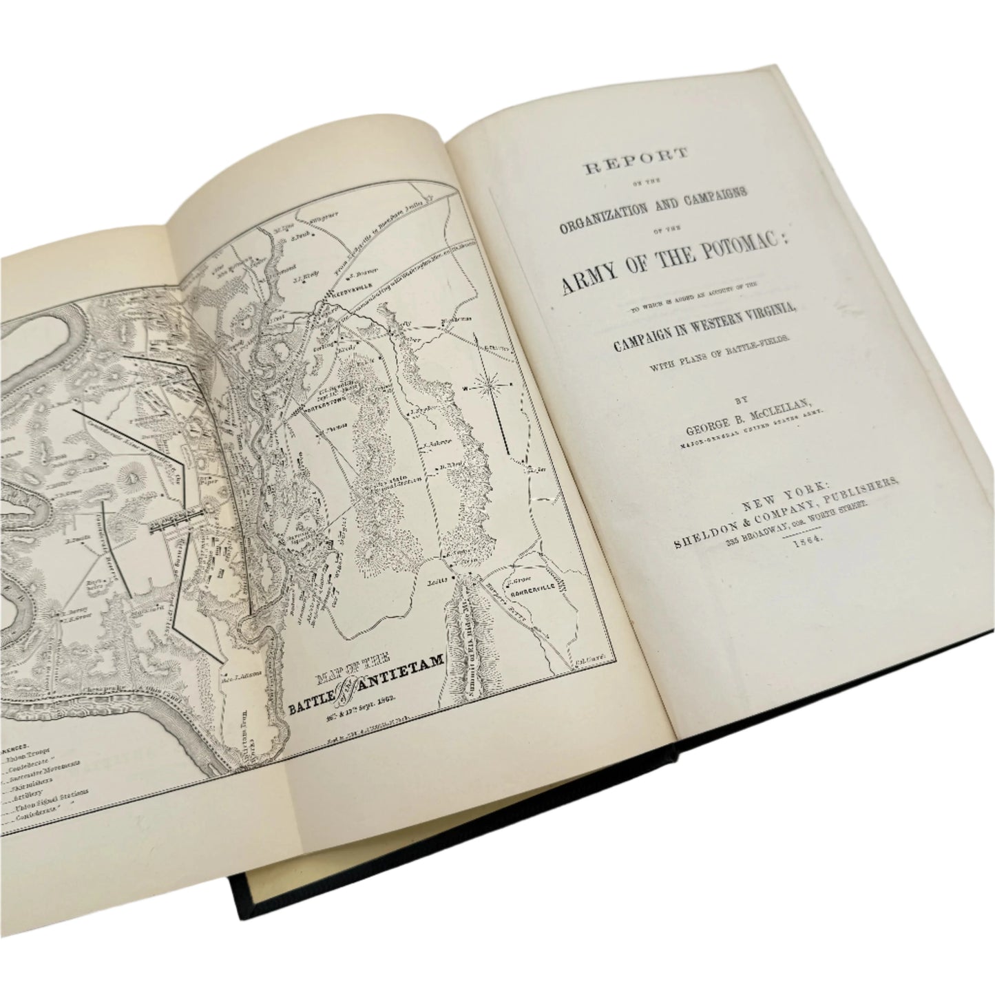 "Report on the Organization and Campaigns of the Army of the Potomac" by George B. McClellan — 1864