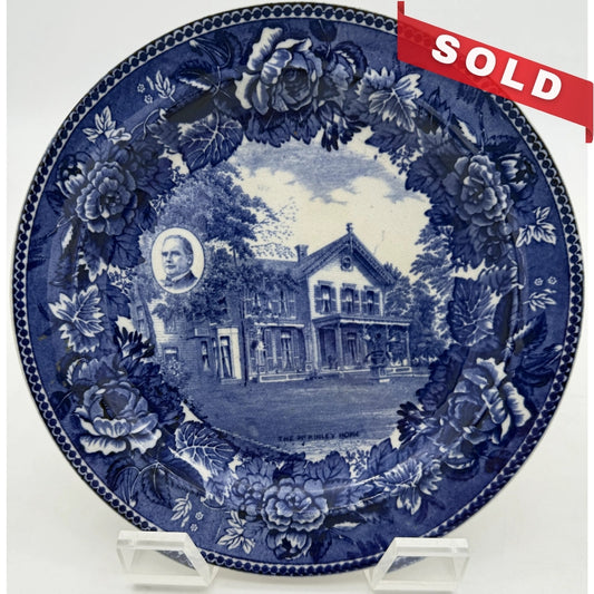 President McKinley's Home Plate — Wedgwood — 1901