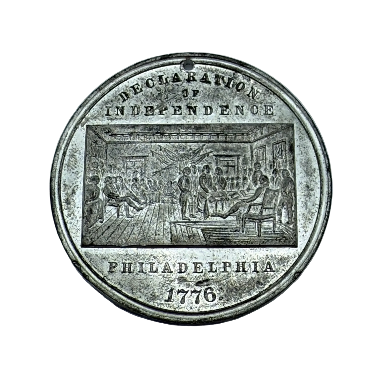 Four medals made for the Centennial International Exhibition — 1876