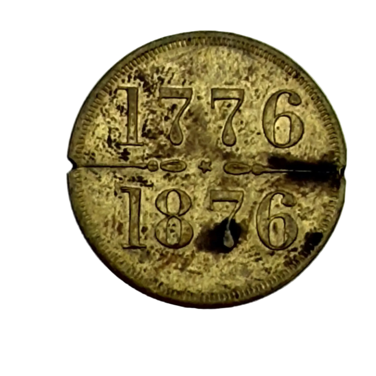Four medals made for the Centennial International Exhibition — 1876