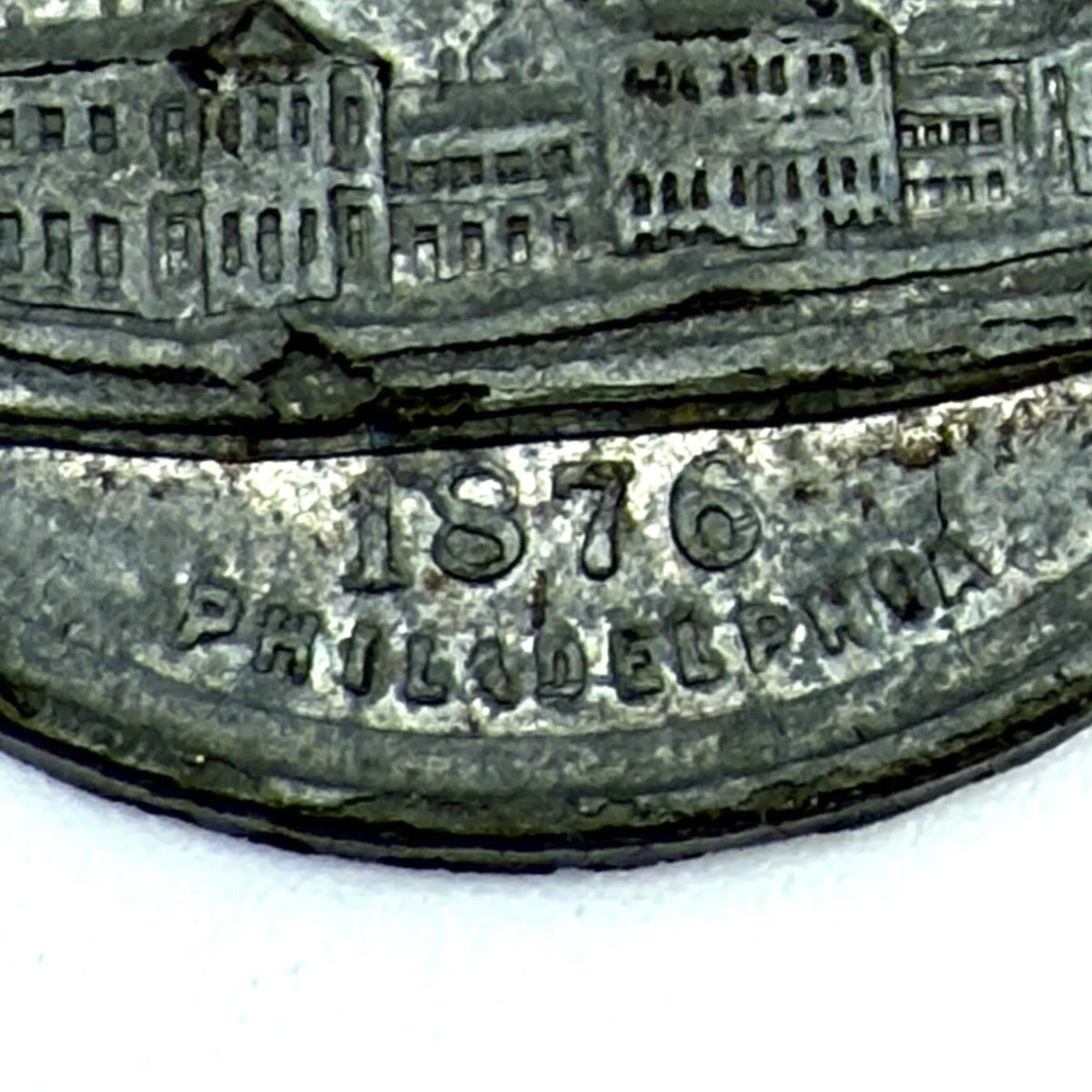 Four medals made for the Centennial International Exhibition — 1876