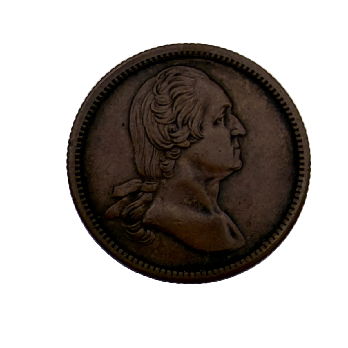 The Great Central Fair in Philadelphia, with George Washington — June 1864 — Bronze and Silver