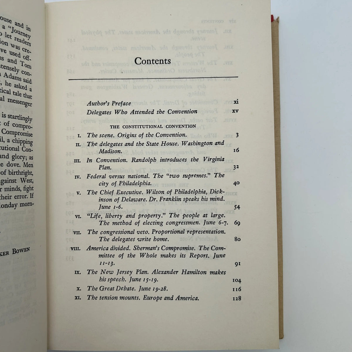 "Miracle at Philadelphia: The Story of the Constitutional Convention,  May to September 1787" by Catherine Drinker Bowen — 1966