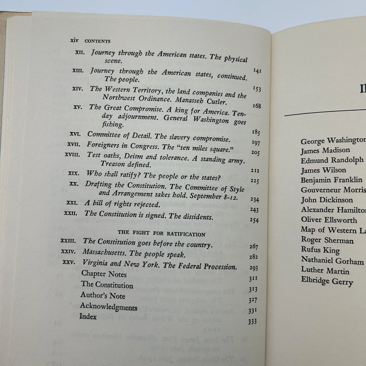 "Miracle at Philadelphia: The Story of the Constitutional Convention,  May to September 1787" by Catherine Drinker Bowen — 1966