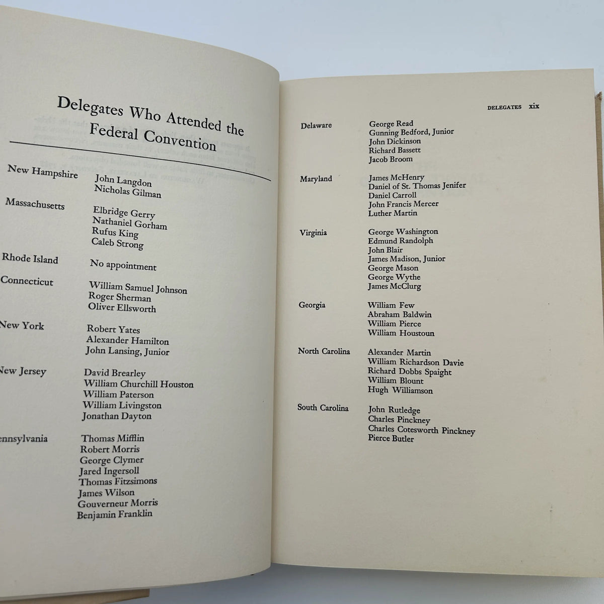 "Miracle at Philadelphia: The Story of the Constitutional Convention,  May to September 1787" by Catherine Drinker Bowen — 1966