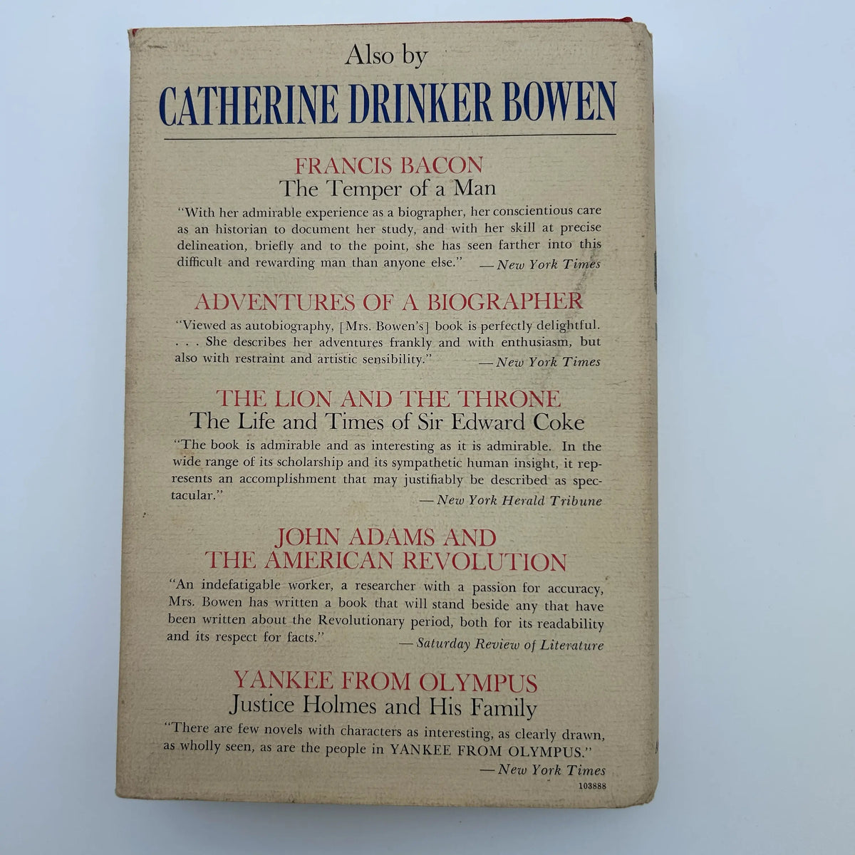 "Miracle at Philadelphia: The Story of the Constitutional Convention,  May to September 1787" by Catherine Drinker Bowen — 1966