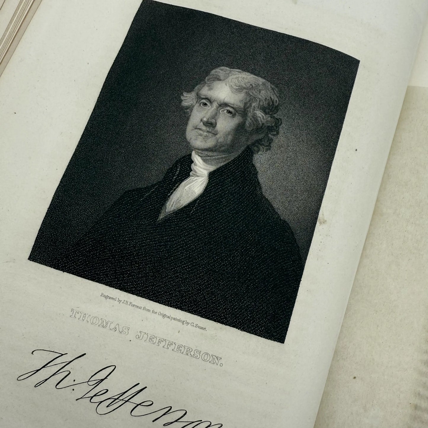 "The National Portrait Gallery of Distinguished Americans" by James Herring and James Barton Longacre — Two volume set