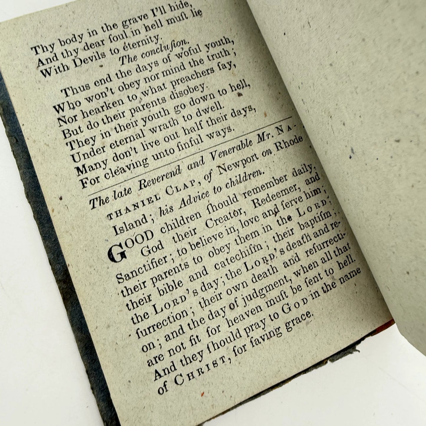 "New England Primer Improved" — 1849 printing of an 1844 reprint of a 1691 book